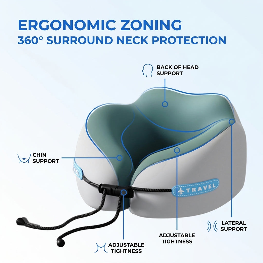 Slumblr® Portable Neck Support Travel Pillow Slumblr