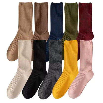 Slumblr® Womens Cute Cotton Neutral Casual Socks (5 Pcs)