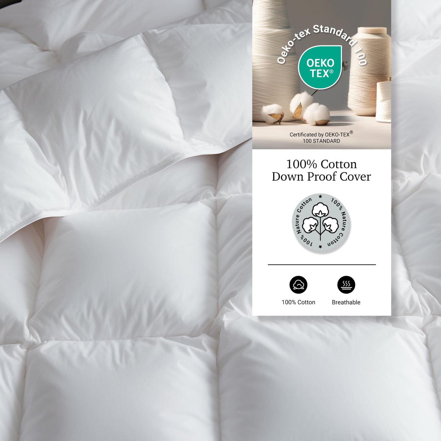 Slumblr® Cooling Comforter Goose Down Quilt