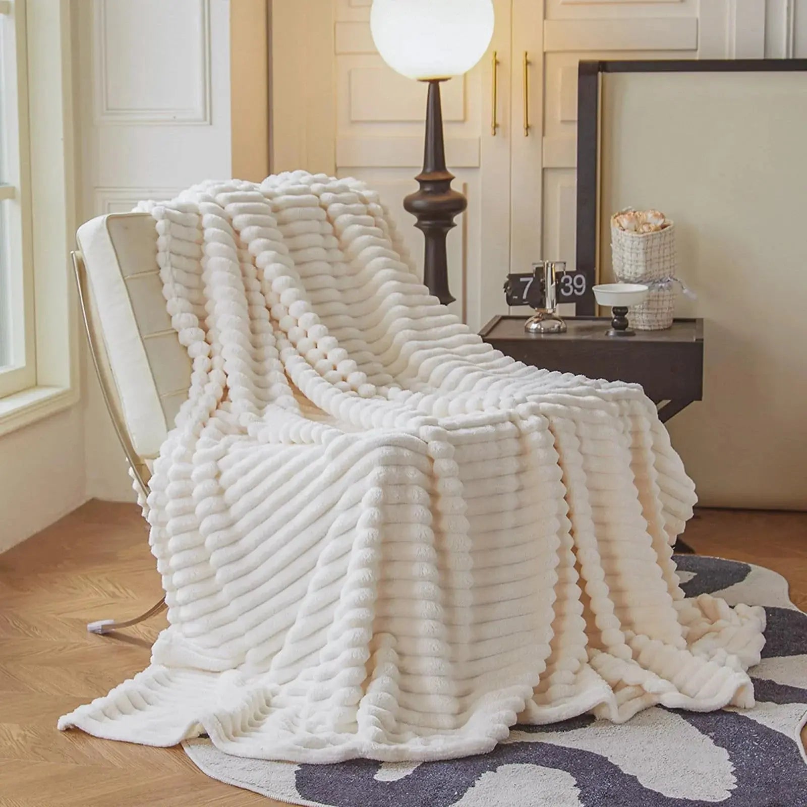 Slumblr® Faux Rabbit Fur Throw Blanket Slumblr