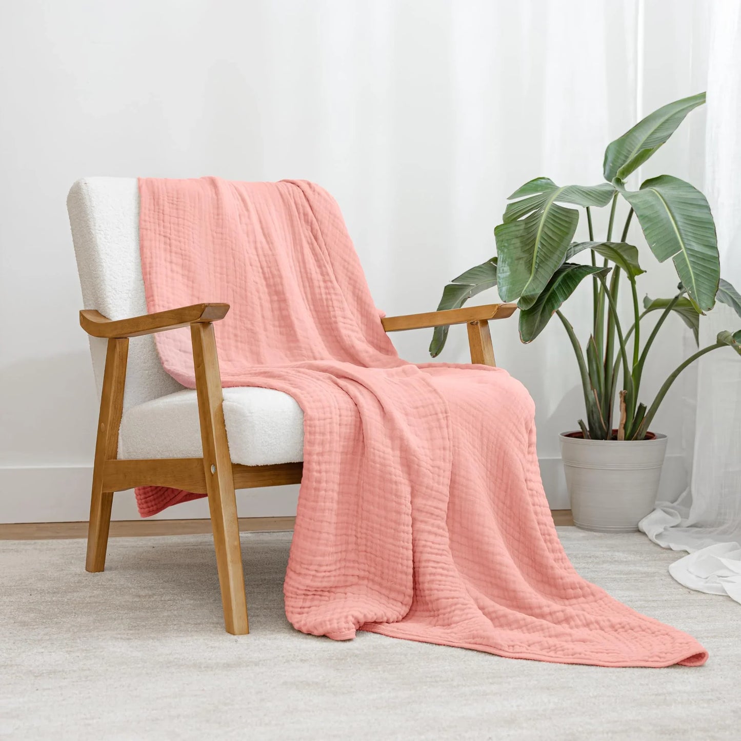 Slumblr® Cotton Muslin Boho Throw Blanket