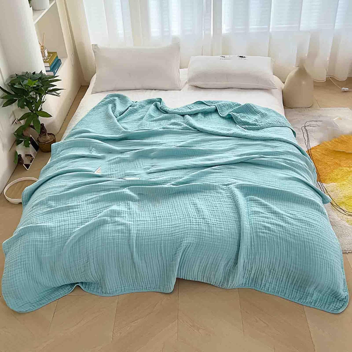 Slumblr® Cotton Muslin Boho Throw Blanket