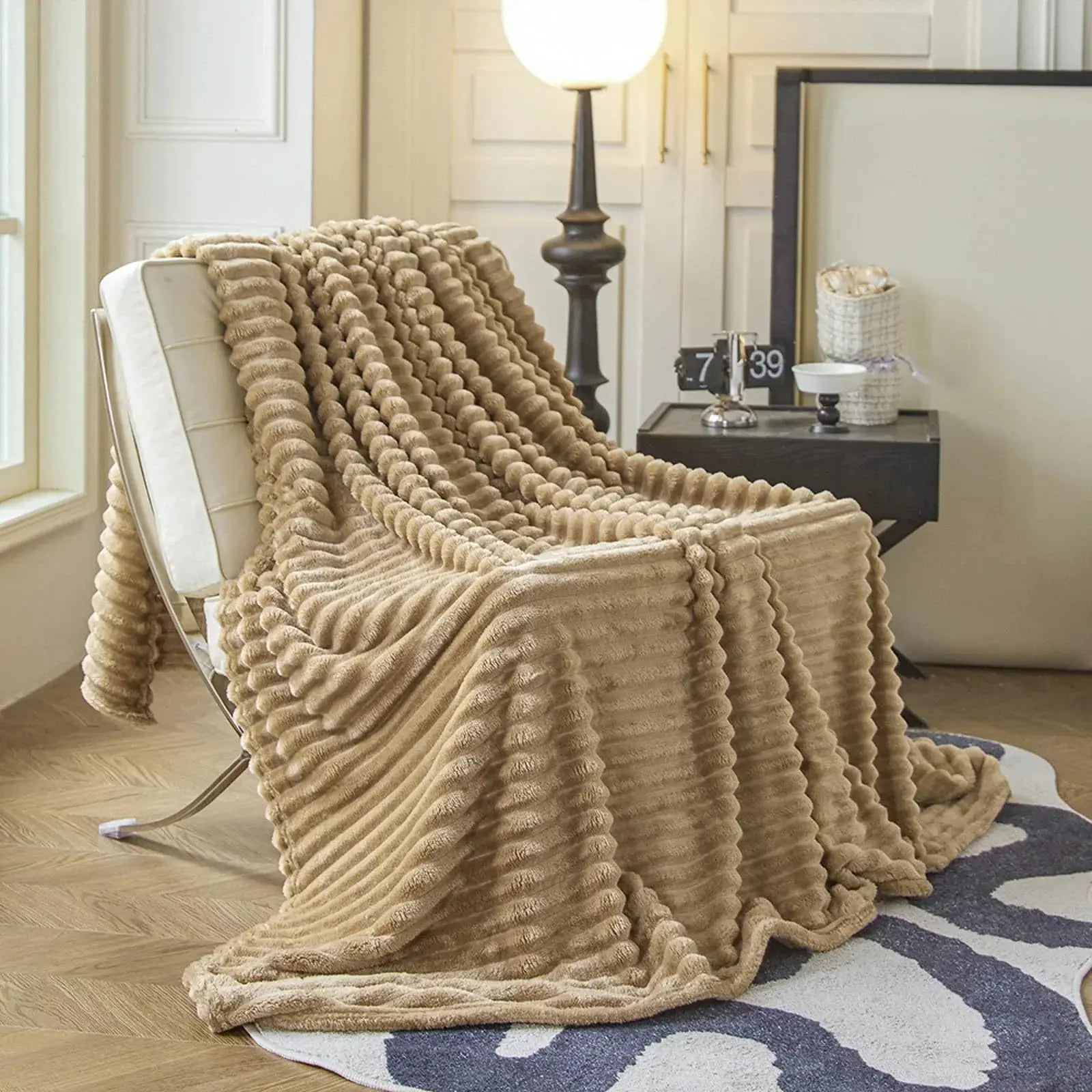 Slumblr® Faux Rabbit Fur Throw Blanket Slumblr