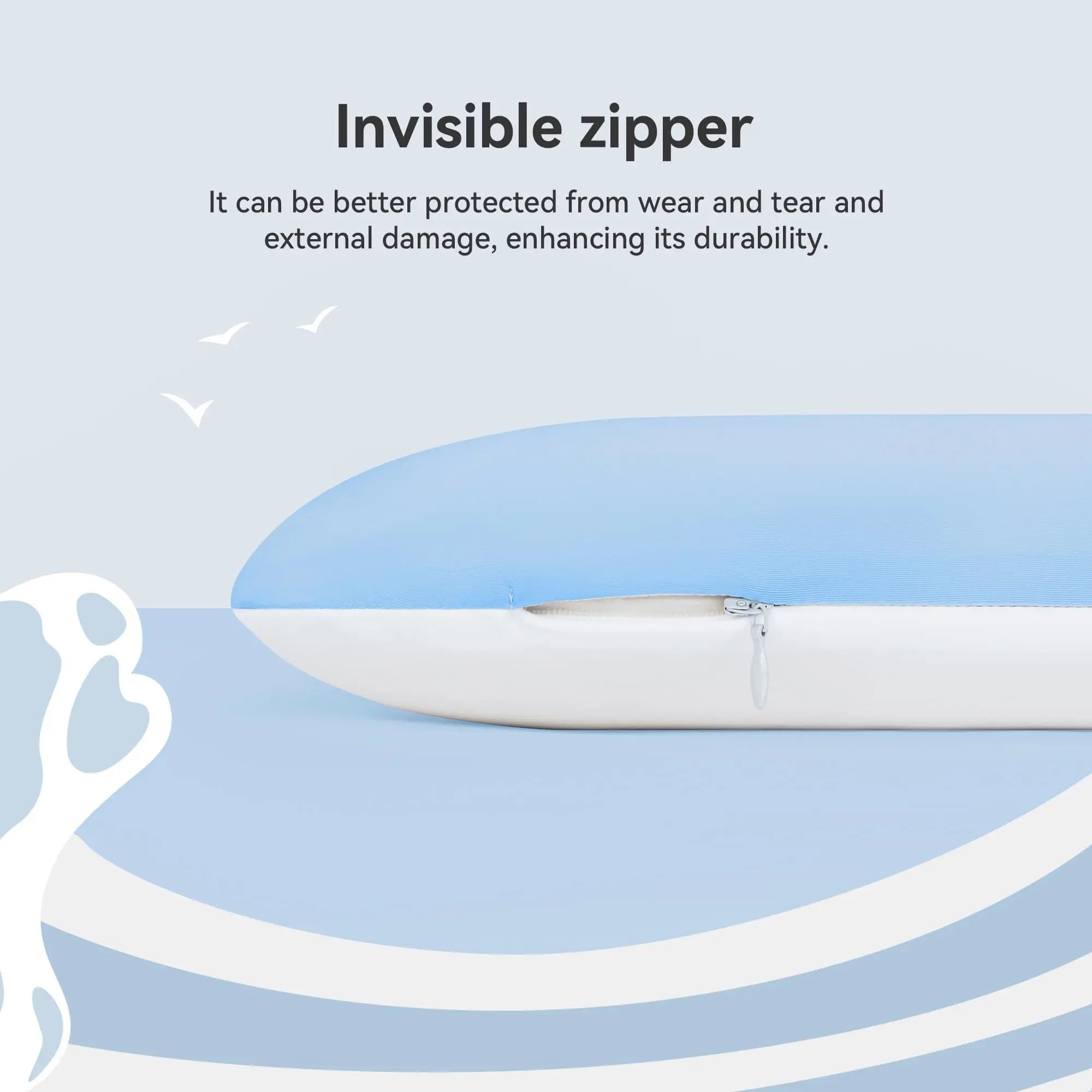 Slumblr® Hyper Slim Memory Foam Pillow Slumblr