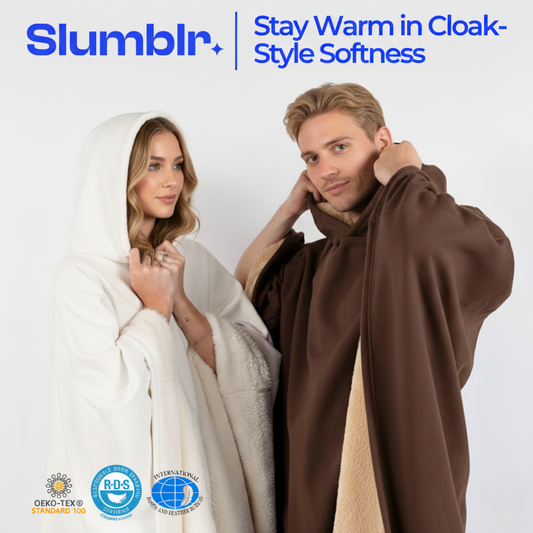 Slumblr® Plush Cloak Hoodie Blanket Sweatshirt