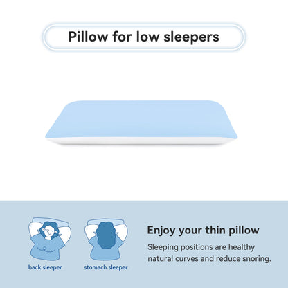 Slumblr® Hyper Slim Memory Foam Pillow