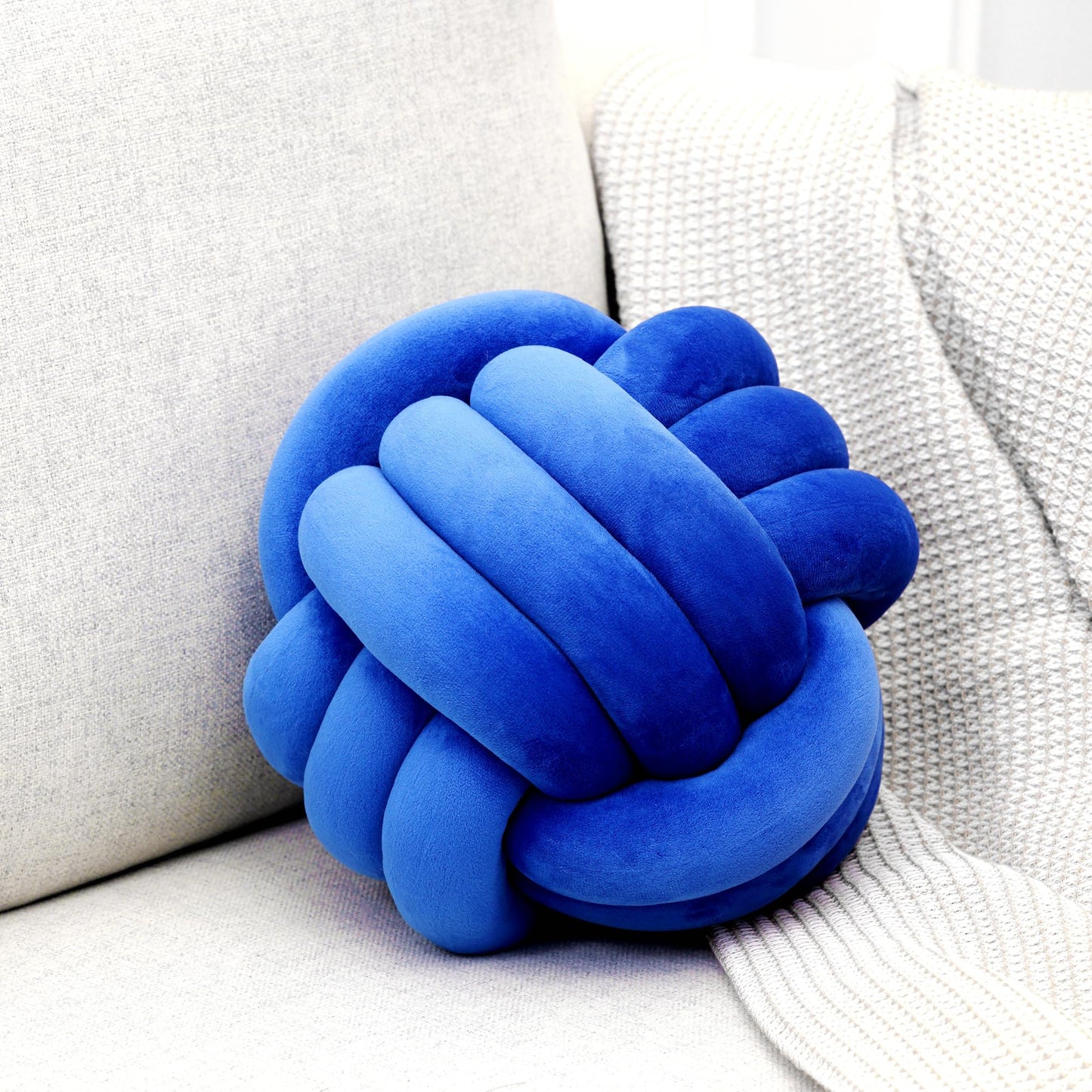 Slumblr® Nordic Woven Knot Ball Pillow