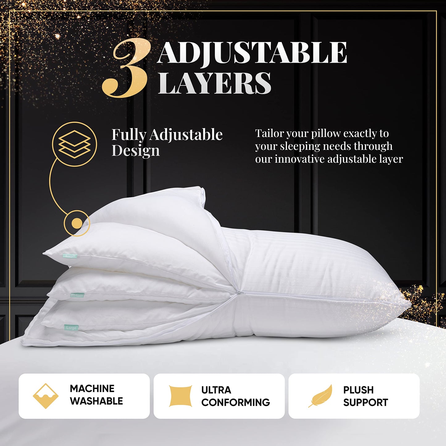 Slumblr® Luxury Adjustable Layer Cooling Pillow
