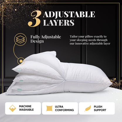 Slumblr® Luxury Adjustable Layer Cooling Pillow