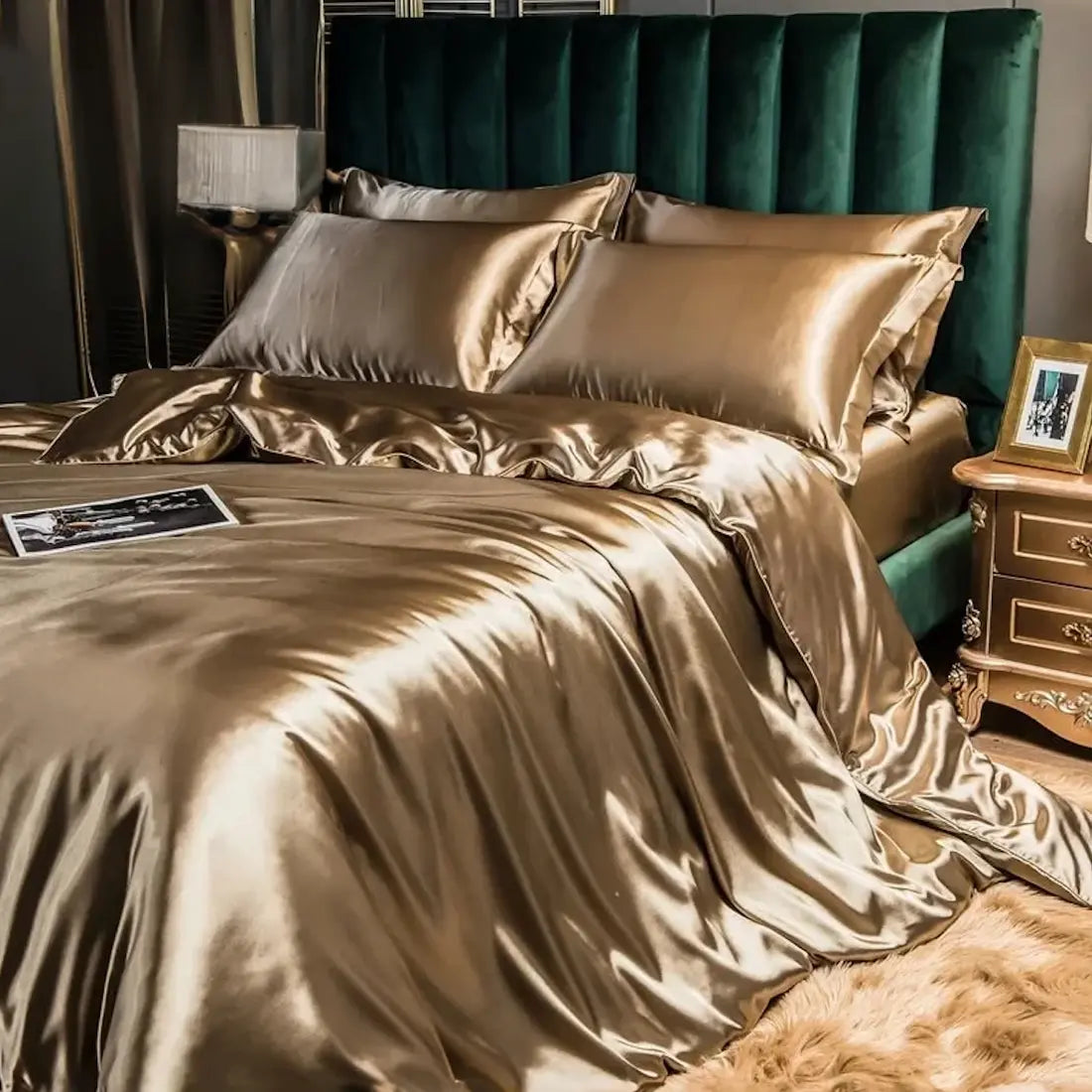 Slumblr® Luxury Mulberry Silk Bedding Set (4pcs) Slumblr