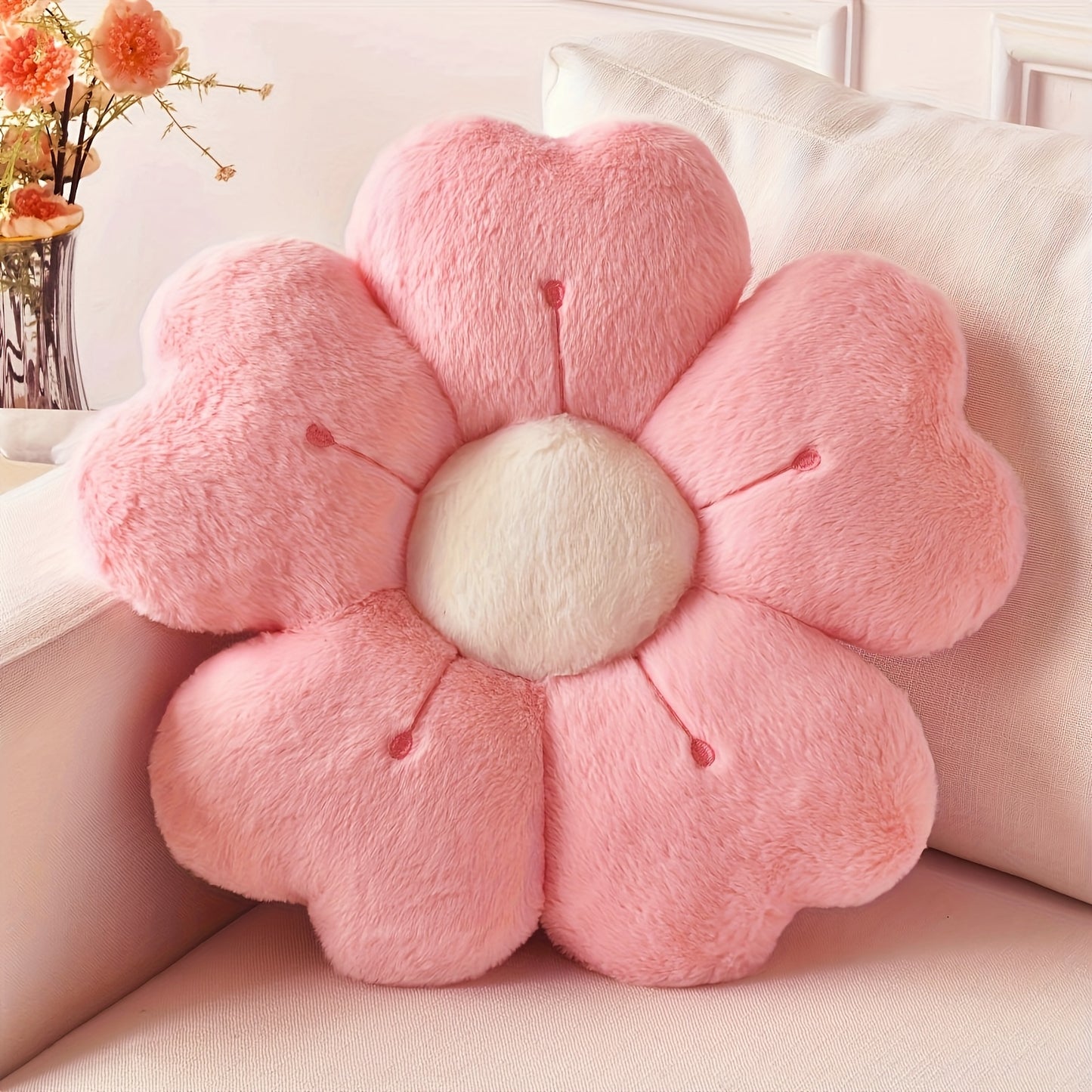 Slumblr® Flower Plush Decorative Cushion